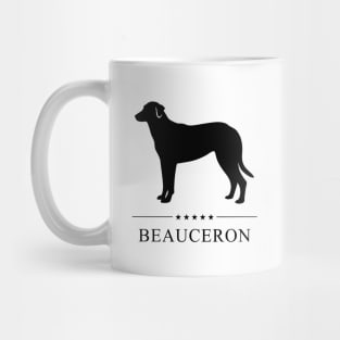 Beauceron Black Silhouette Mug